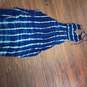tie dye maxi dress